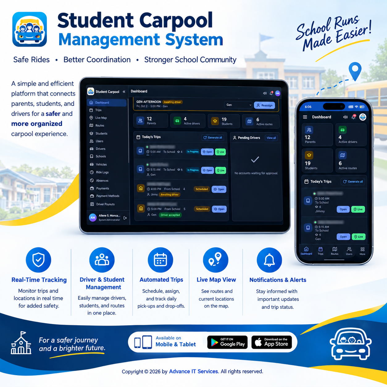 Student Carpool Management System (SCMS)