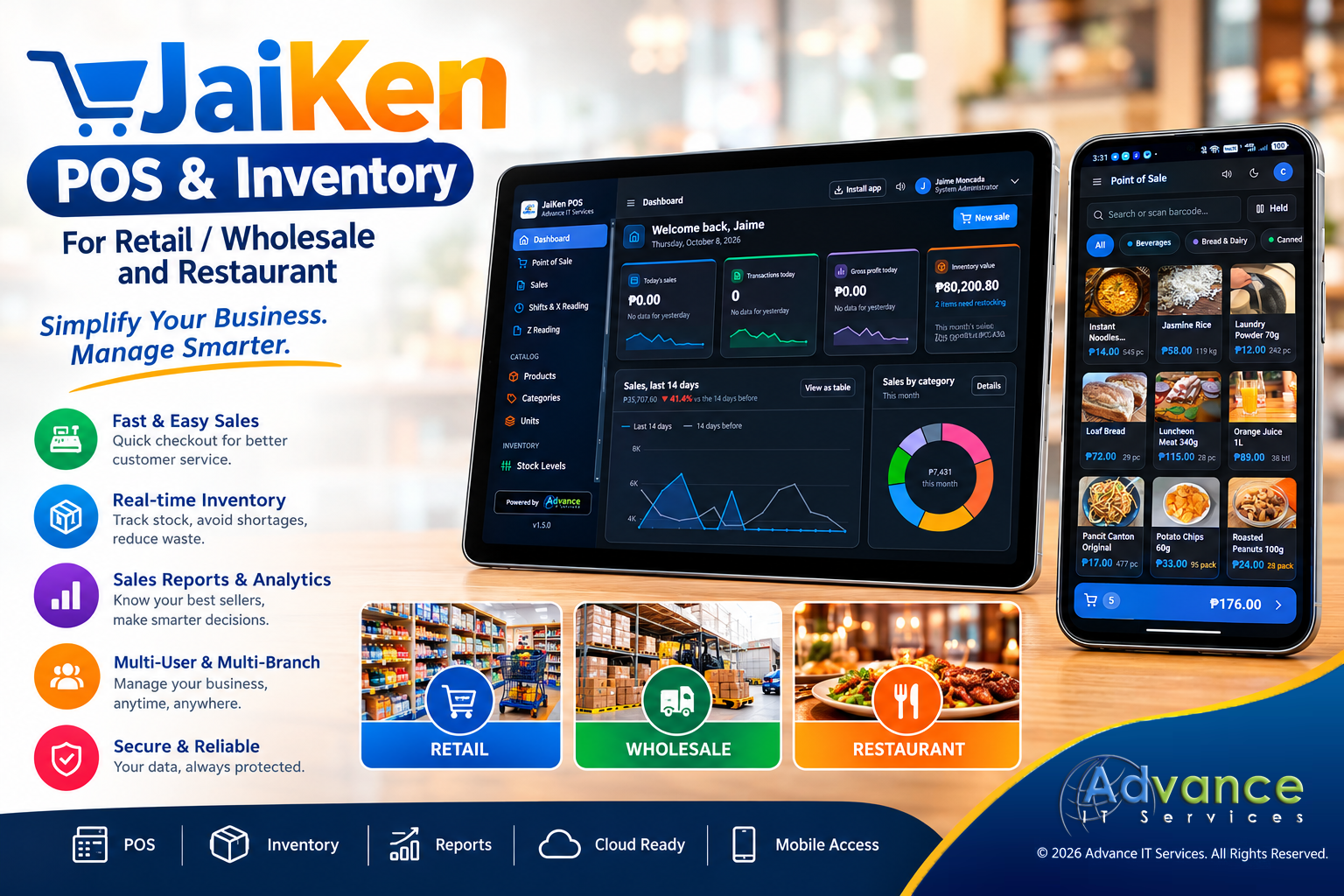 JaiKen POS & Inventory — Web-Based POS